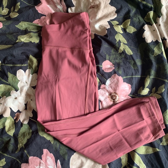 Lululemon Train Times Crop - Dusty Pink - Picture 3 of 7